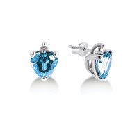 Pendientes Lux Gioielli Mujer in Oro blanco Topazio ORLK3428TA;SEM;BI